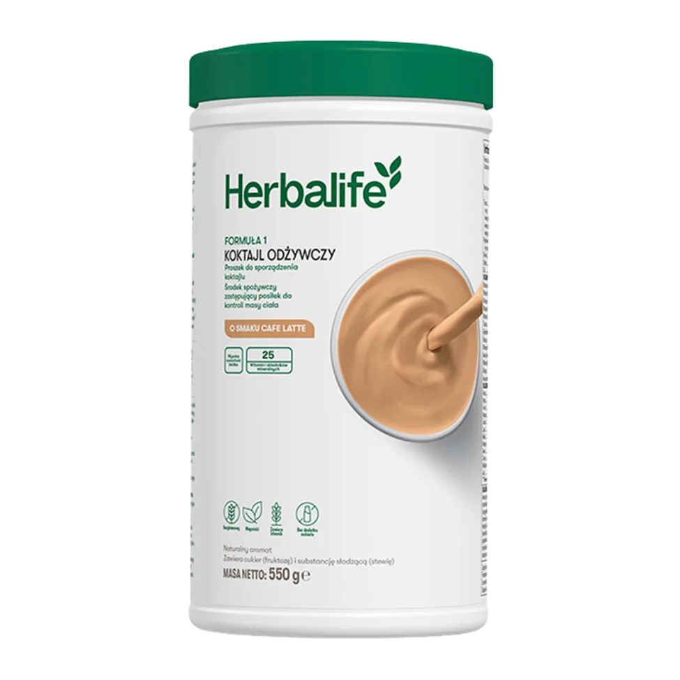 Koktajl Formuła 1 Herbalife cafe latte 550g