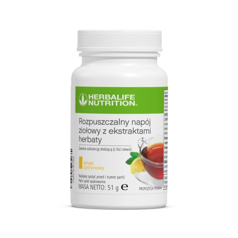 Herbata Herbalife ziołowa kofeinowa cytryna 51g